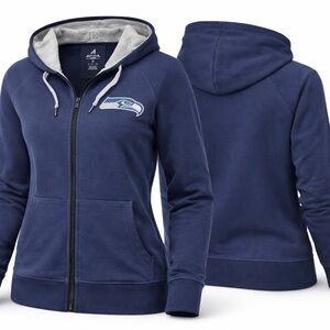 Seattle Seahawks Antigua Women's Universe Full-Zip Hoodie Jacket size S NWT